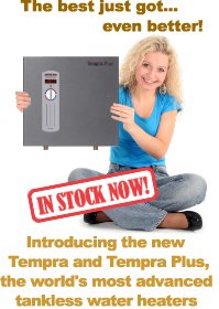 Introducing the worlds most advanced thermostatically-controlled tankless water heater!